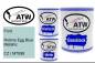 Preview: Ford, Robins Egg Blue Metallic, CZ / M7098: 1L Lackdose + 1L Klarlack + 500ml Härter - Set, von ATW Autoteile West.